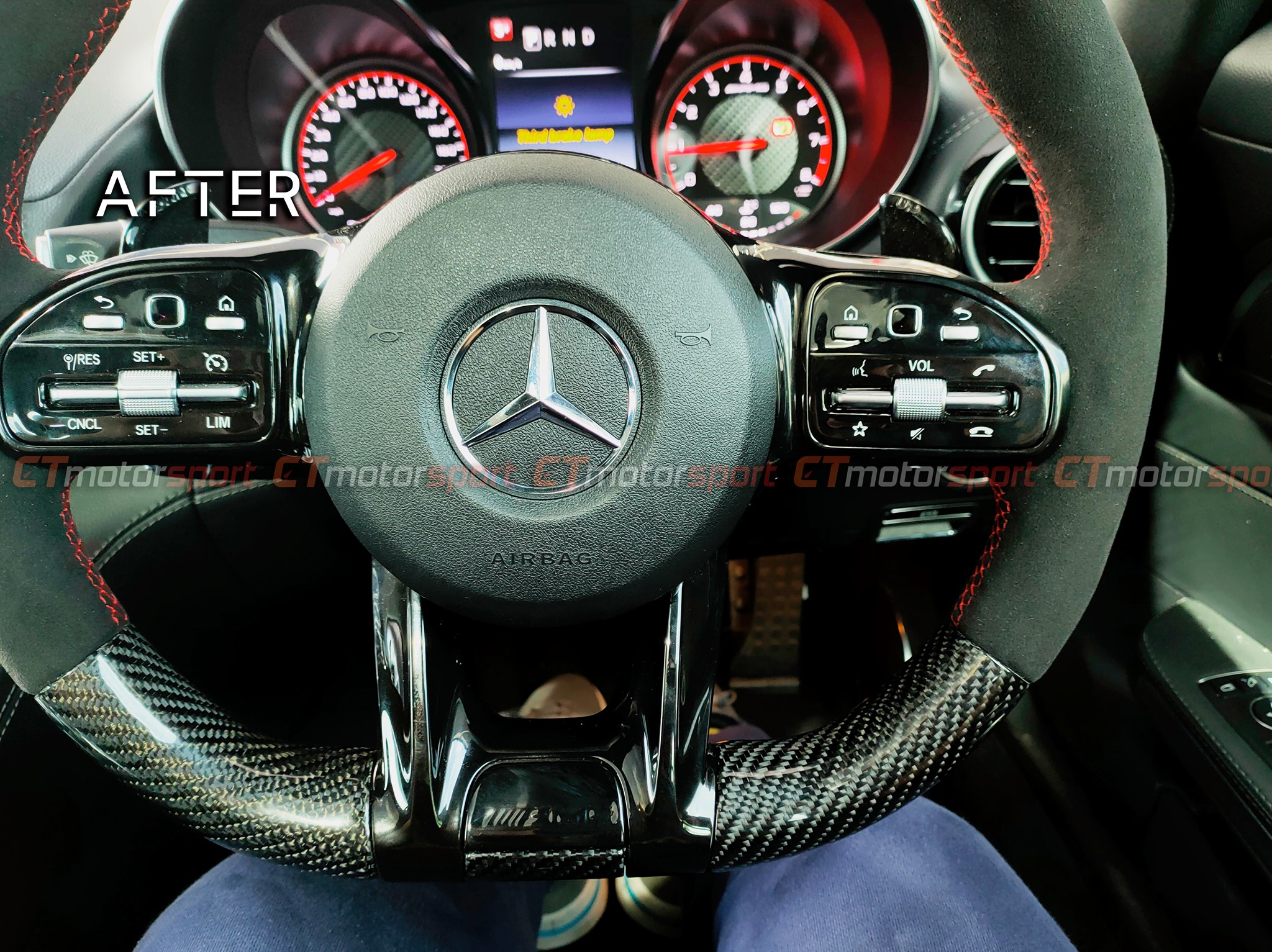 Mercedes Benz A-Class W177 Installed Black Series Facelift Steering