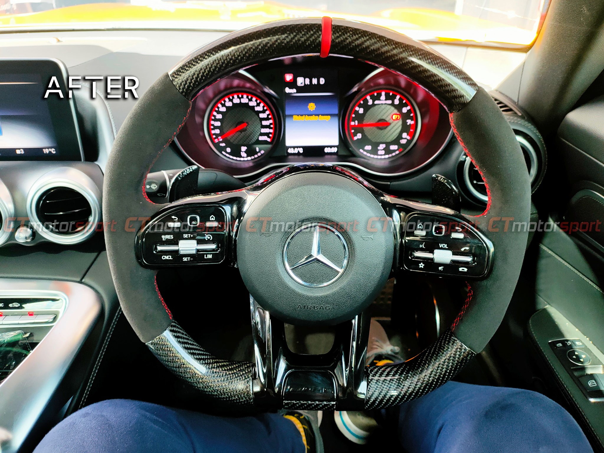 Mercedes Benz CLA W117 Installed Black Series Facelift Steering