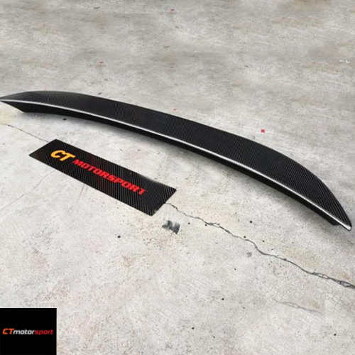 BMW F10 5 Series Installed Carbon Fiber AC Style Rear Spoiler