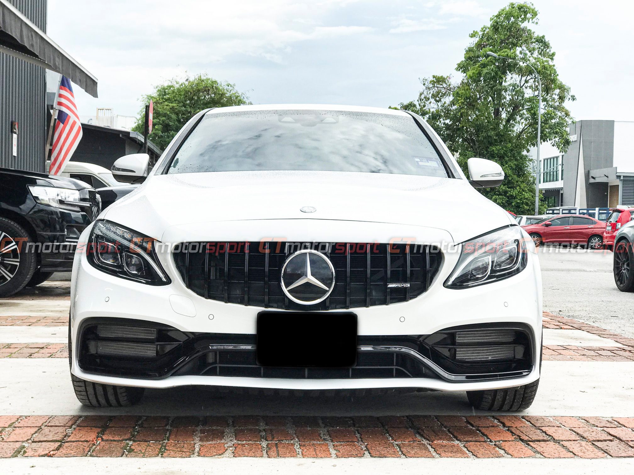 Mercedes Benz C-Class W205 Installed C63 Facelift New Bodykit Conversion