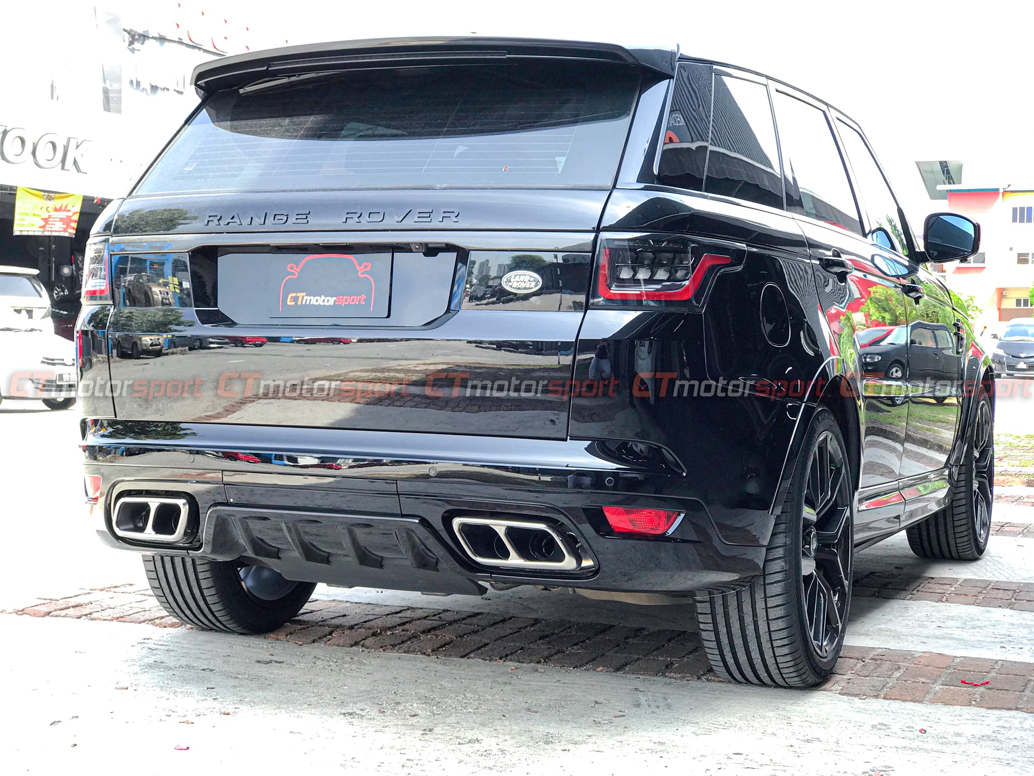 Range Rover Sports SVR Installed SVR Facelift LED Rear Tail Lights