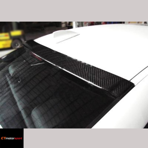 BMW F10 5 Series Installed Carbon Fiber Roof Spoiler
