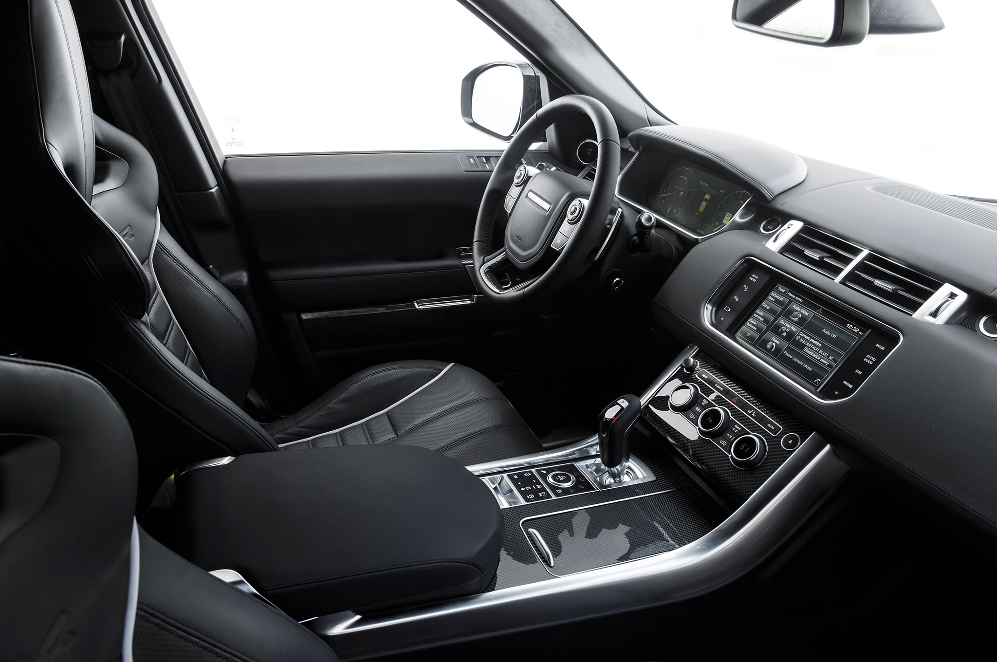 Range Rover Sports SVR Installed Carbon Fiber Interior Full Kit