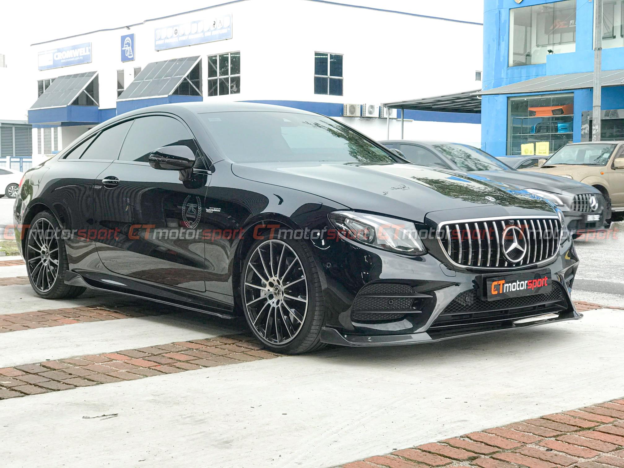 Mercedes Benz E-Class Coupe C238 GT Front Grill Chrome Black