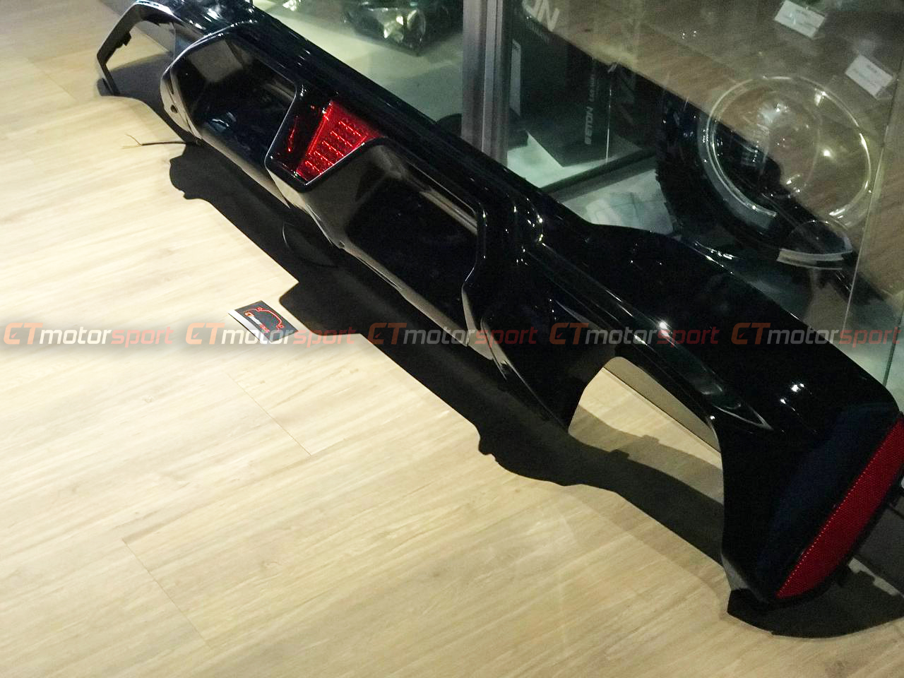 BMW G30 5 Series CS Style Rear Diffuser Gloss Black 