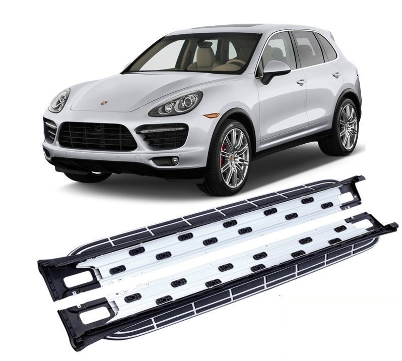 Porsche Cayenne 958 Old Model Installed Side Step Running Board