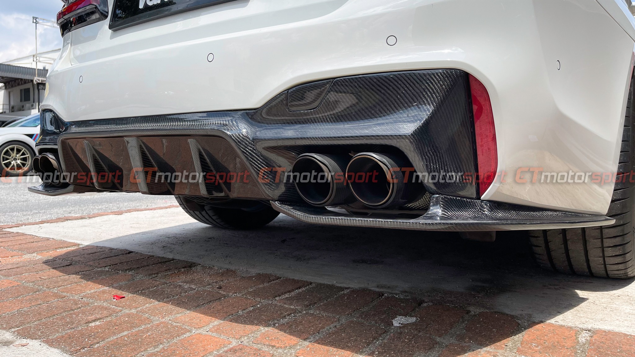 BMW F90 M5 3D Rear Diffuser Carbon Fiber