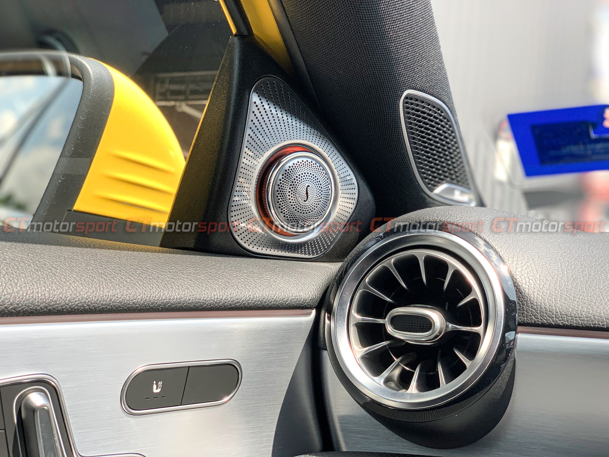 Mercedes Benz A-Class W177 Installed Interior 3D Rotary Tweeter