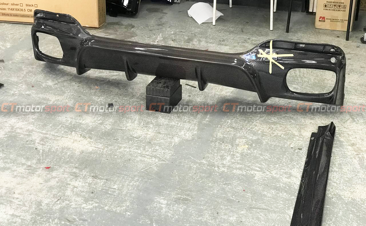 BMW X6 F16 Installed 3D Style Carbon Fiber Set