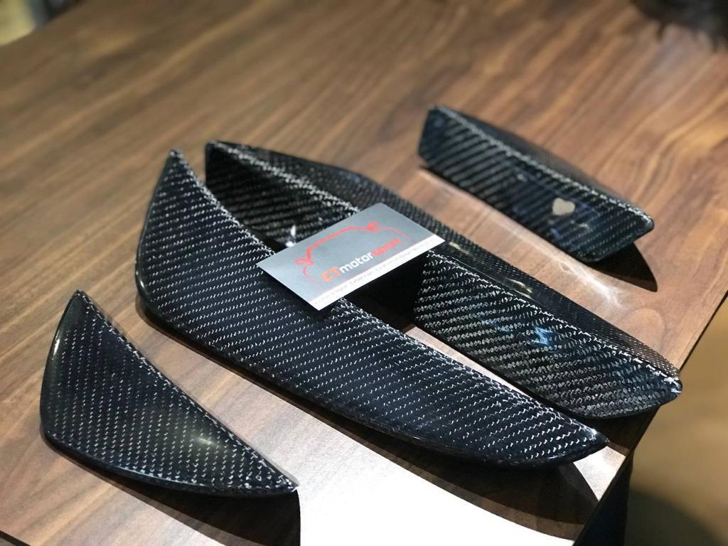 BMW Universal Front Carbon Canards Set