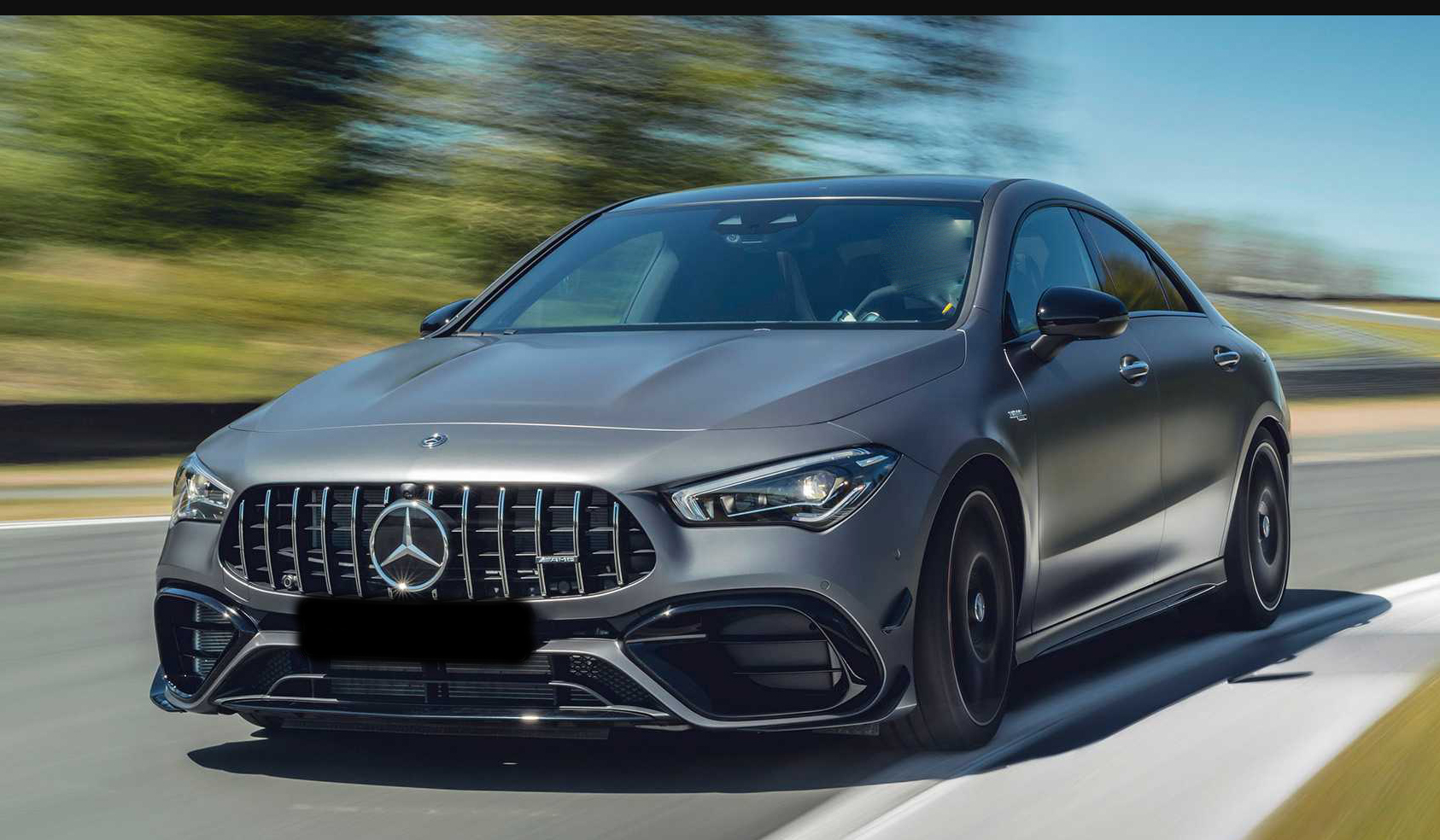 Mercedes-Benz CLA W118 Front Canards Set Gloss Black