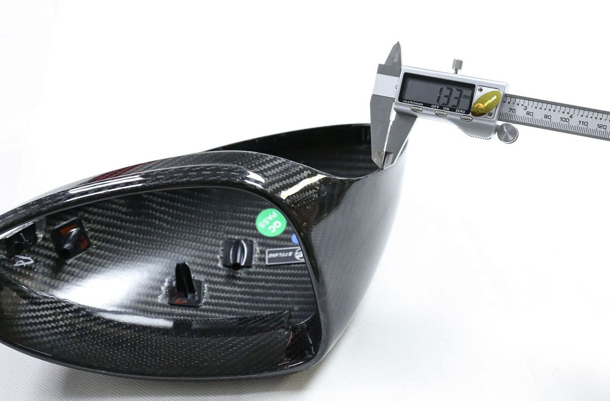 Porsche 718 Dry Carbon Side Mirror Replacement