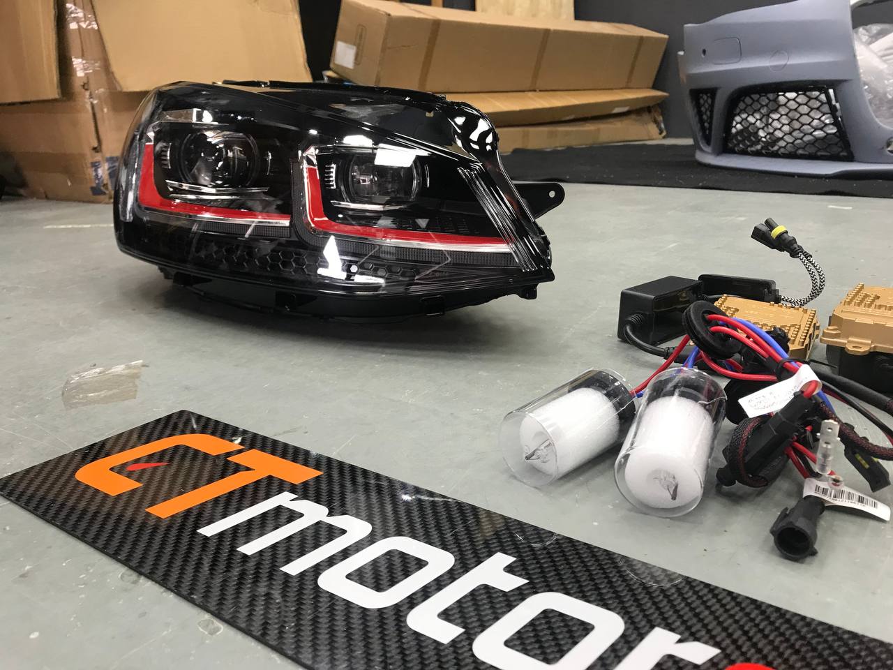 Volkswagen VW MK7 Golf Headlamp MK7.5 Design