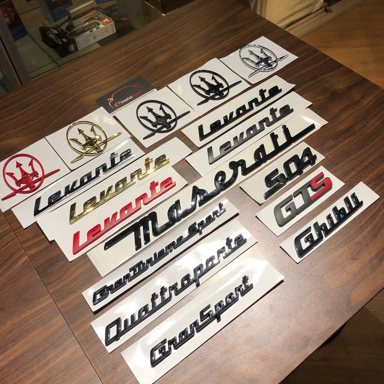 Maserati Levante Ghibli Gransport Emblem Rim Cap