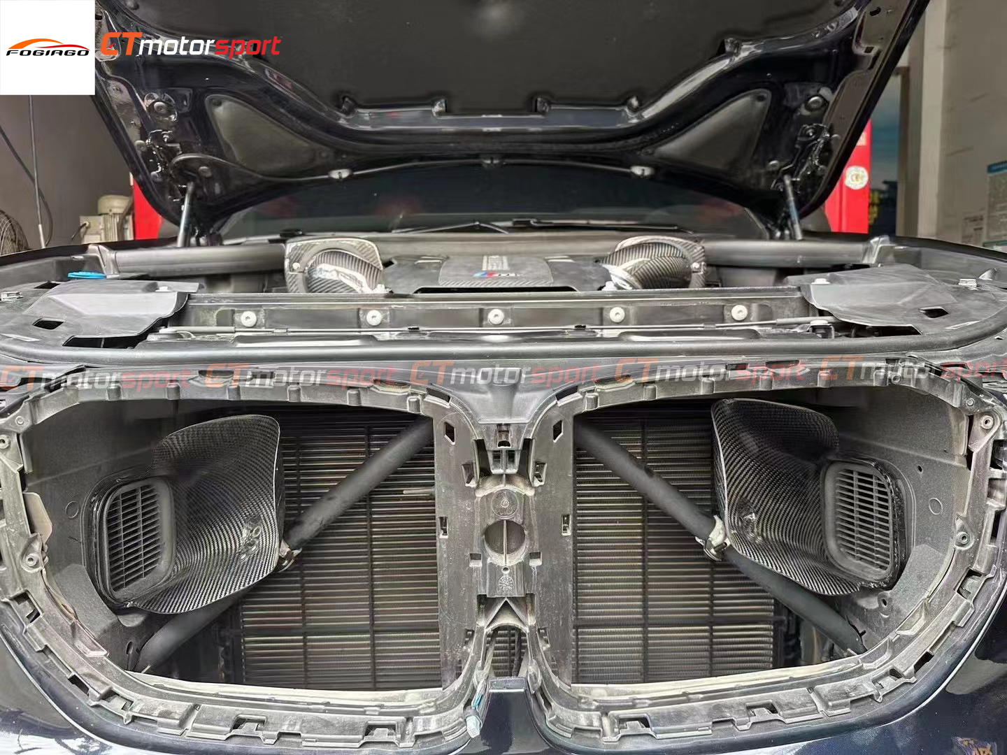 BMW F95/F96 X5M/X6M 4.4T FOGIAGO Performance Dry Carbon Cold Air Intake System with ORI BMC Air Filt