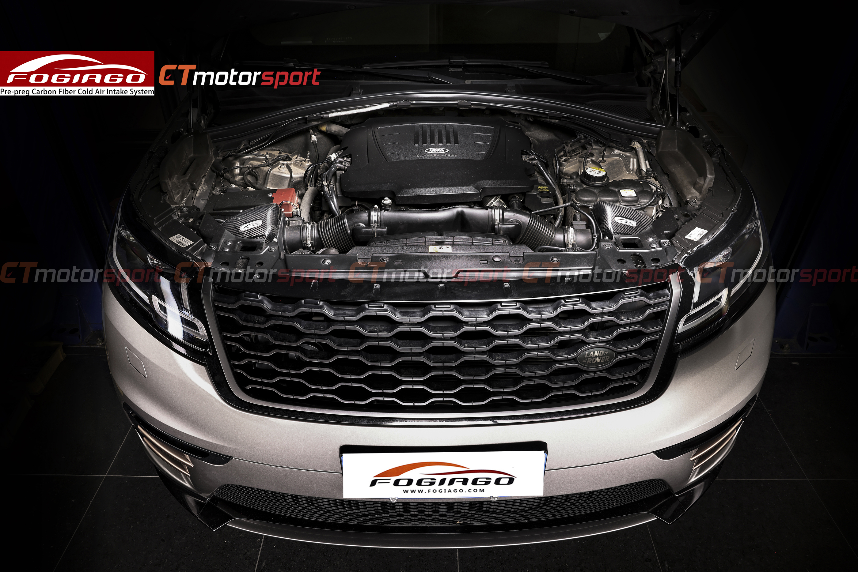 Range Rover Velar 3.0T FOGIAGO Dry Carbon BMC Air Intake System