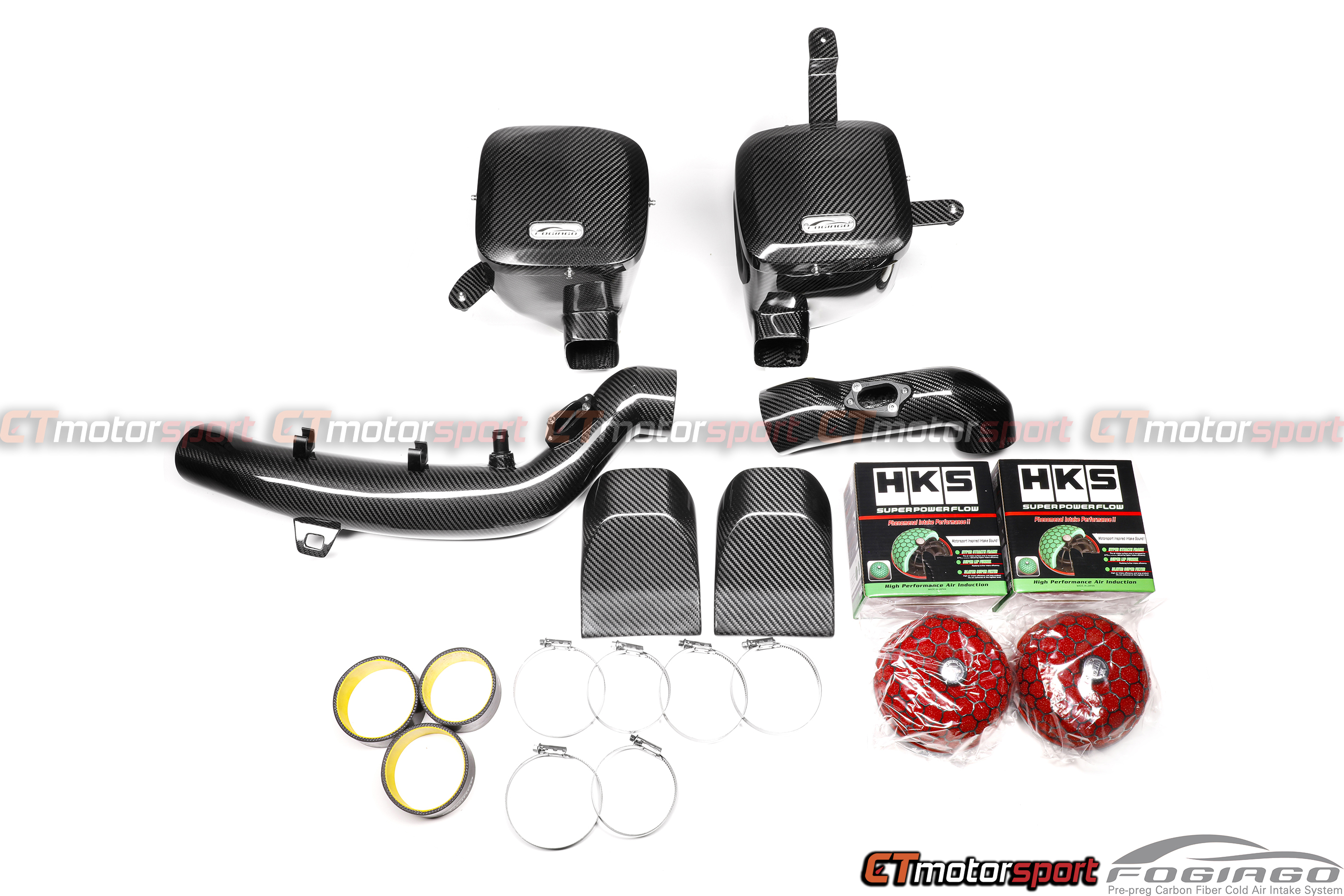 BMW F87 M2 2016-ON 3.0T FOGIAGO Performance Dry Carbon Cold Air Intake with BMC Air Filter