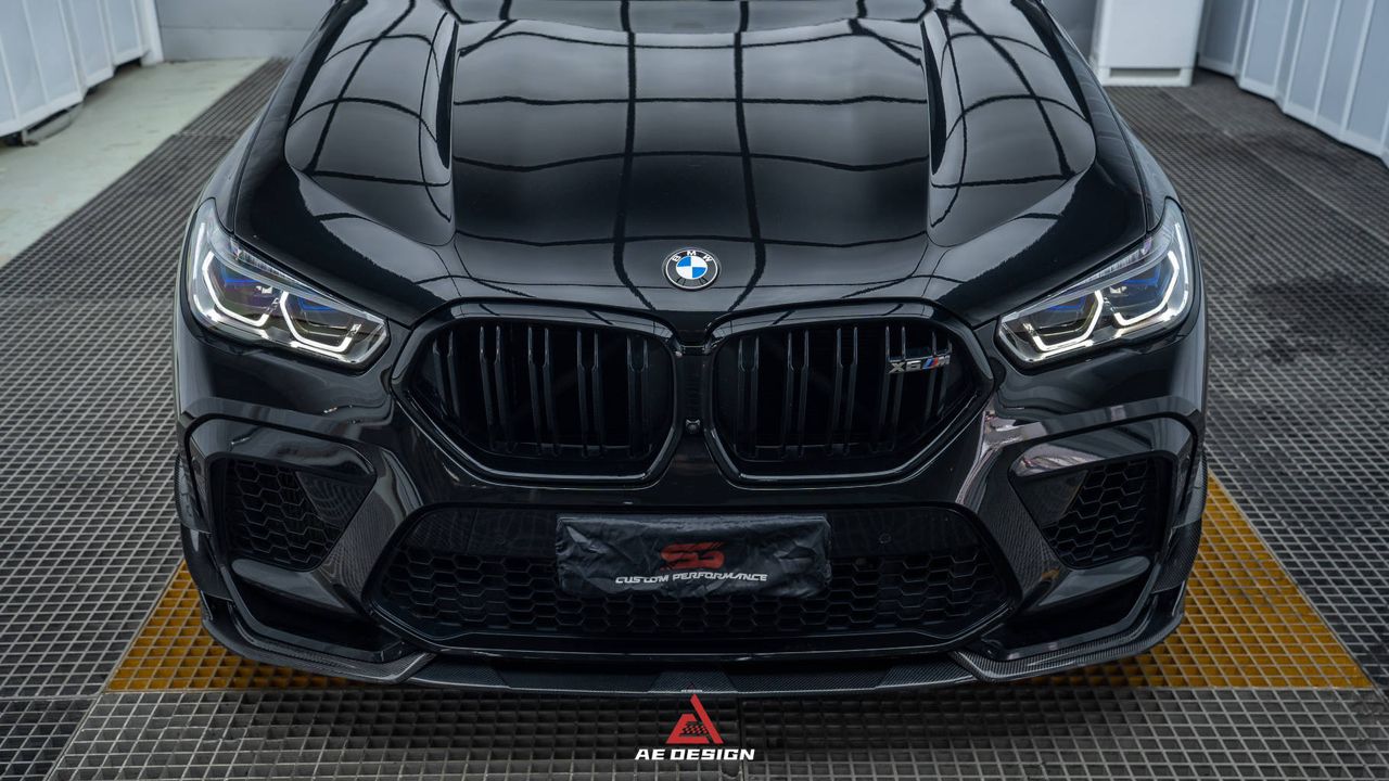 BMW F95 X5M F96 X6M AE Design Carbon Lip Aero Kit Set