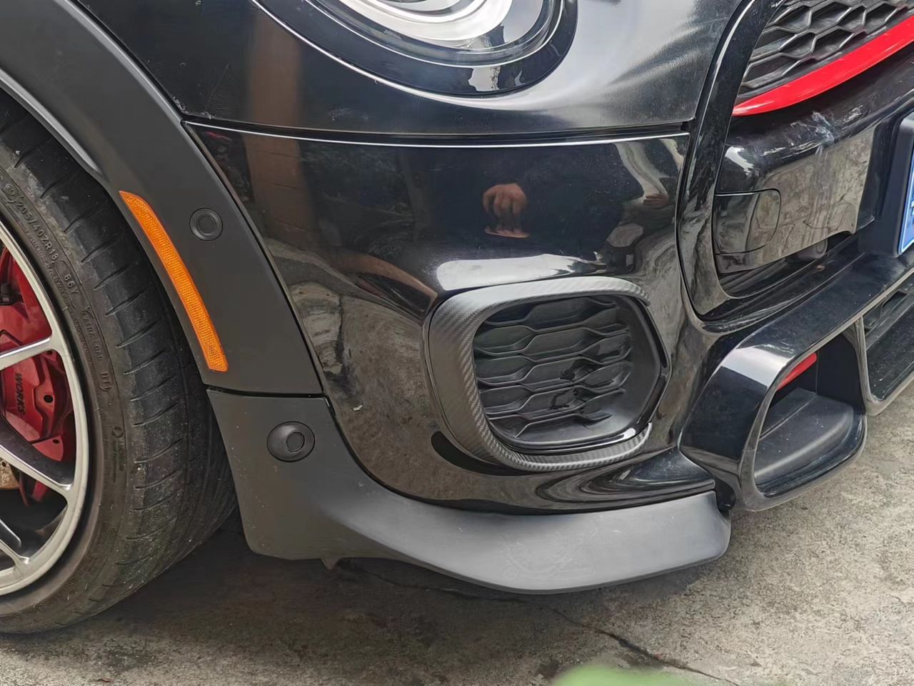 F56 JCW air duct C cover DCF