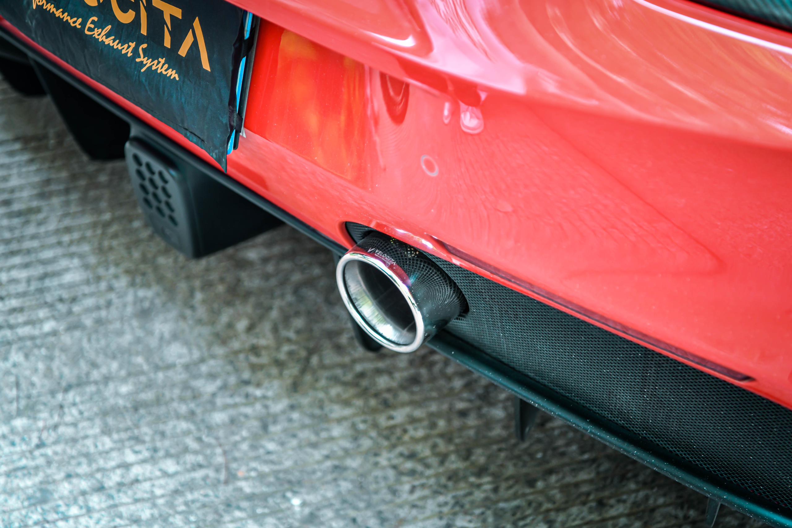 Ferrari 488 GTB Pista Velocita Exhaust System Set