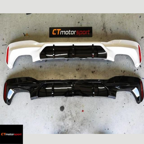 BMW G30 5 Series Installed M-Sport M5 Rear Bumper Diffuser Bodykit