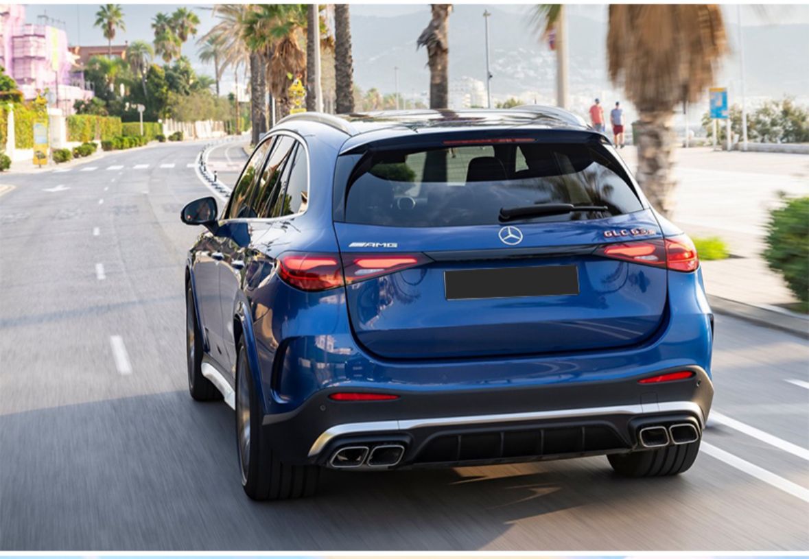Mercedes X254 SUV GLC63s diffuser tail pipe