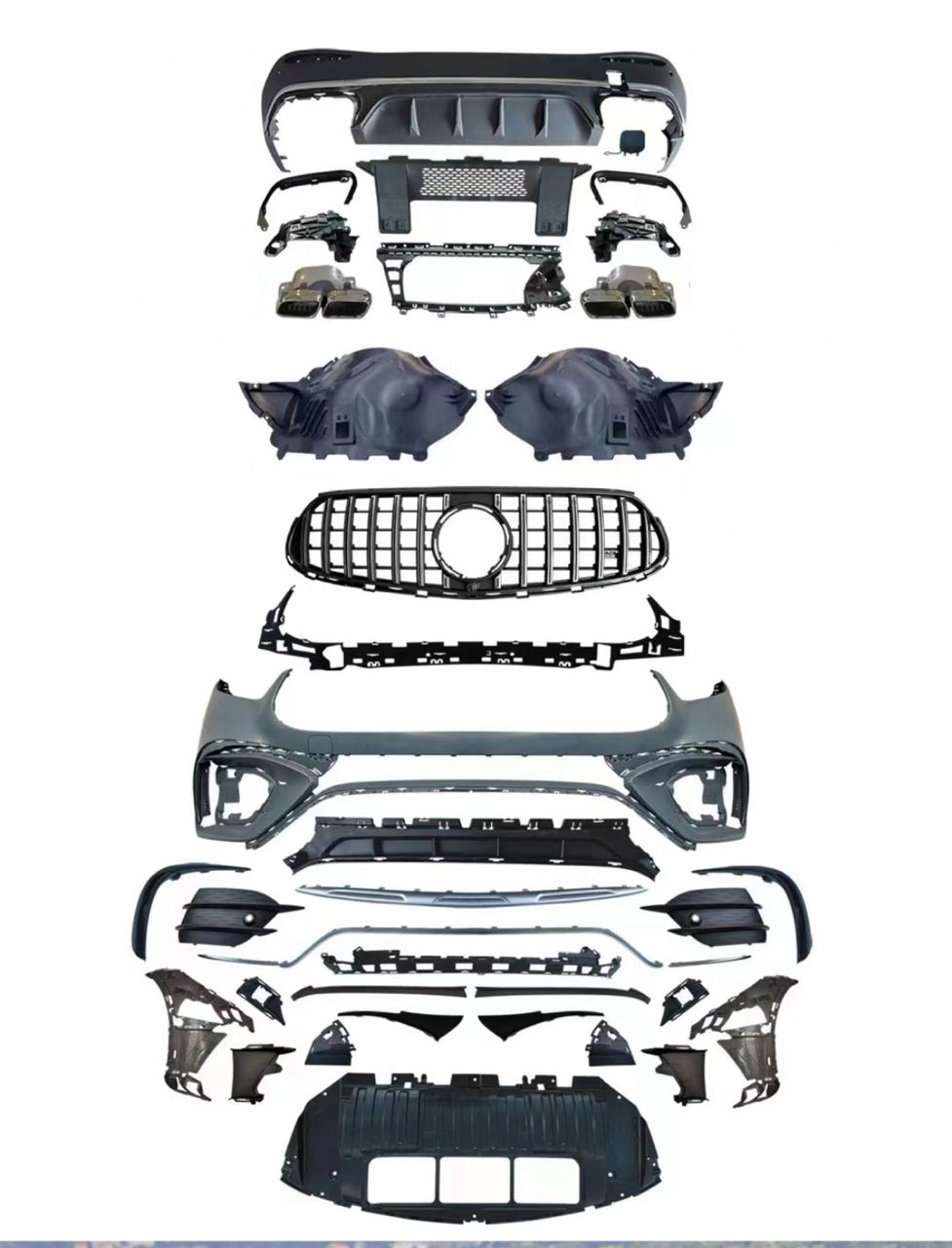 Mercedes X254 SUV GLC63s Bodykit for AMG Line