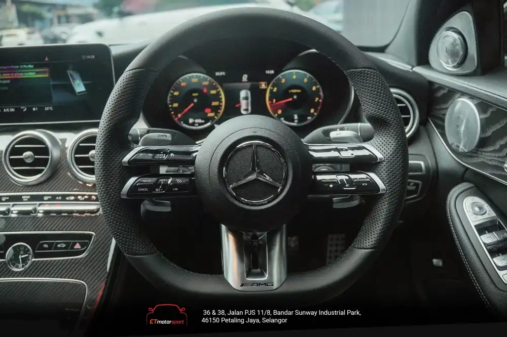 Dragon Fly Style Mercedes Steering Leather Option