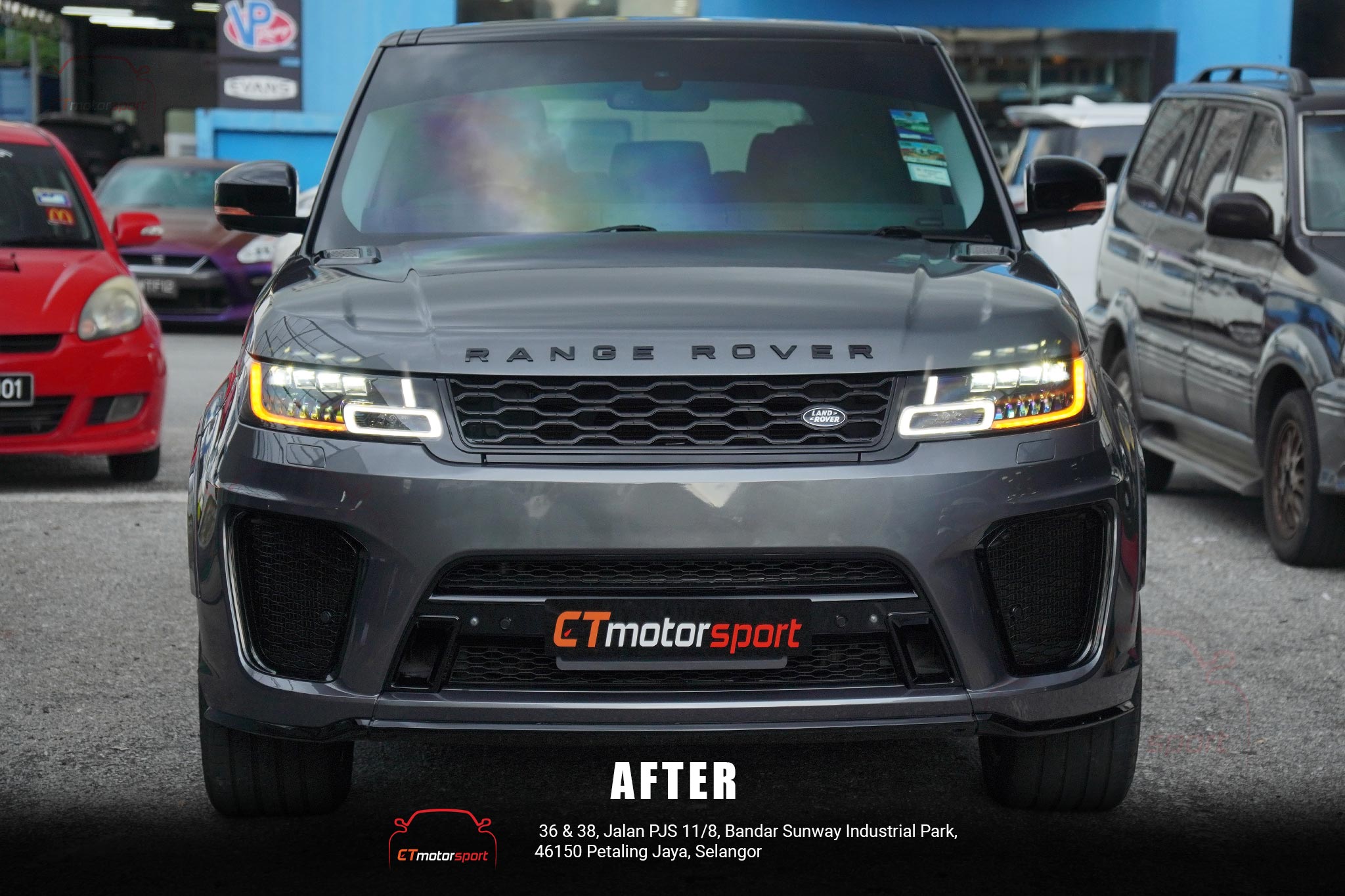 Range Rover Sport Conversion SVR 2018 Facelift Bodykit