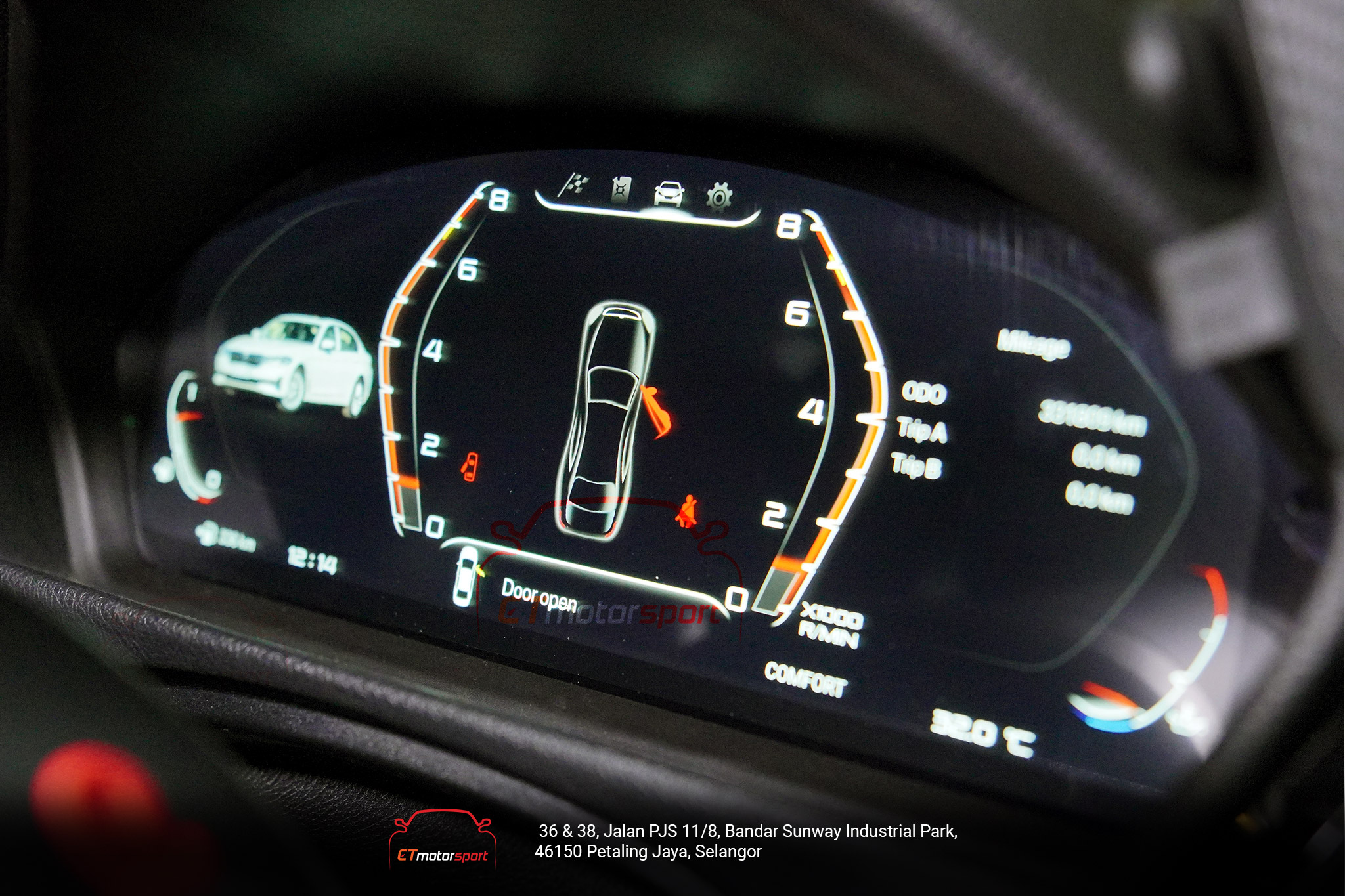 BMW F30 Digital Cluster Meter