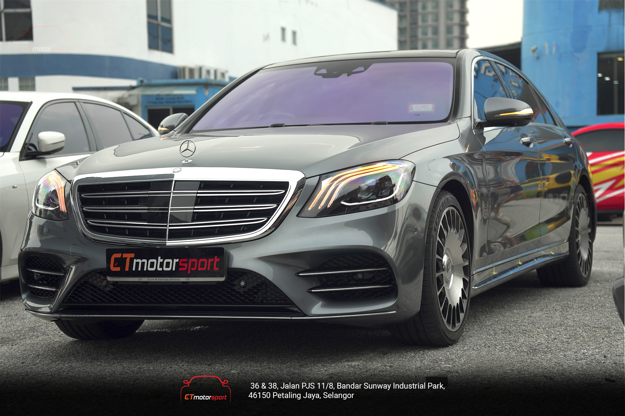 Mercedes W222 Conversion AMG Line Facelift Bodykit