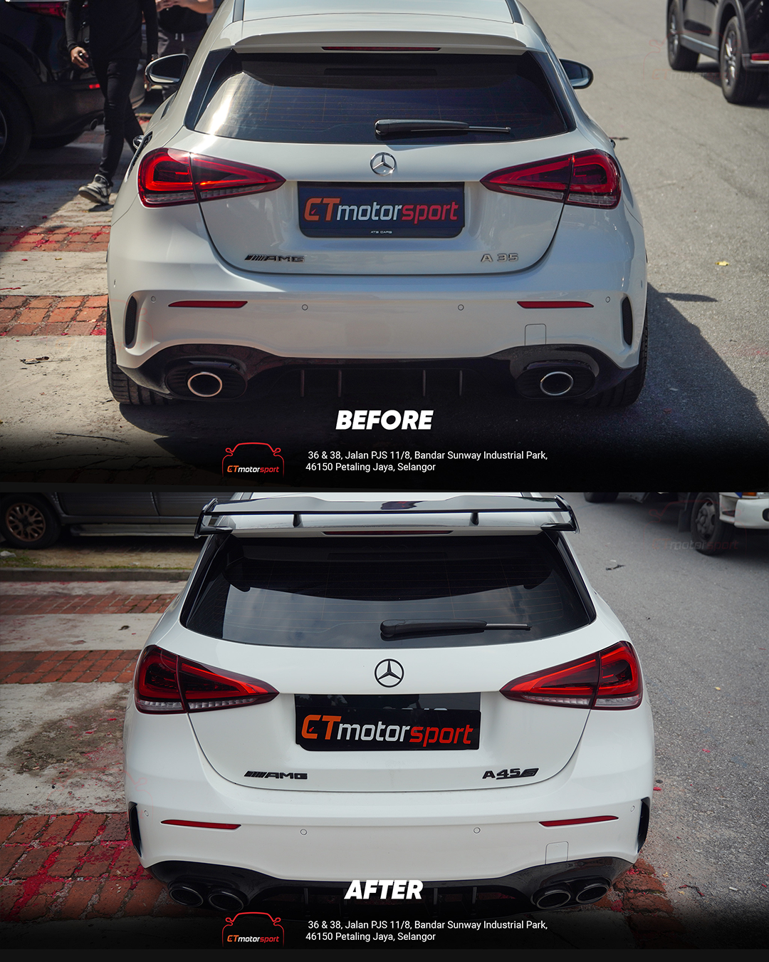 Mercedes A-Class Conversion to A45s 1:1