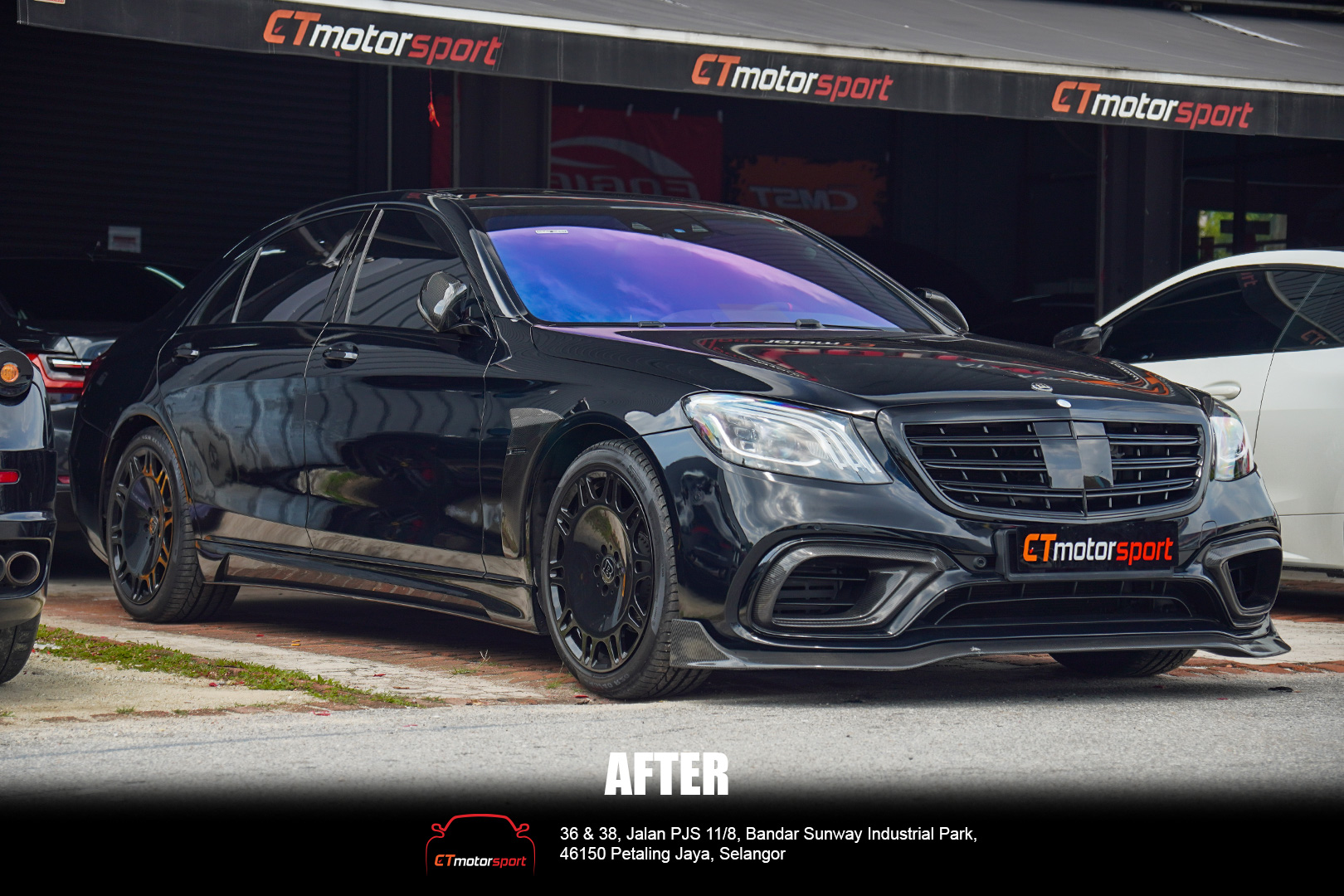 Mercedes W222 PFL Convert W222 FL With BRABUS  CARBON FIBER KIT
