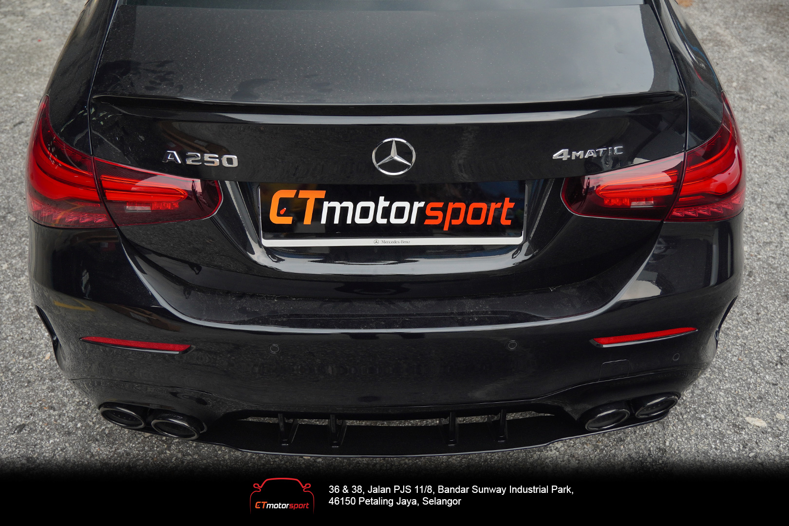 Mercedes V177 Facelift conversion to A45s Bodykit