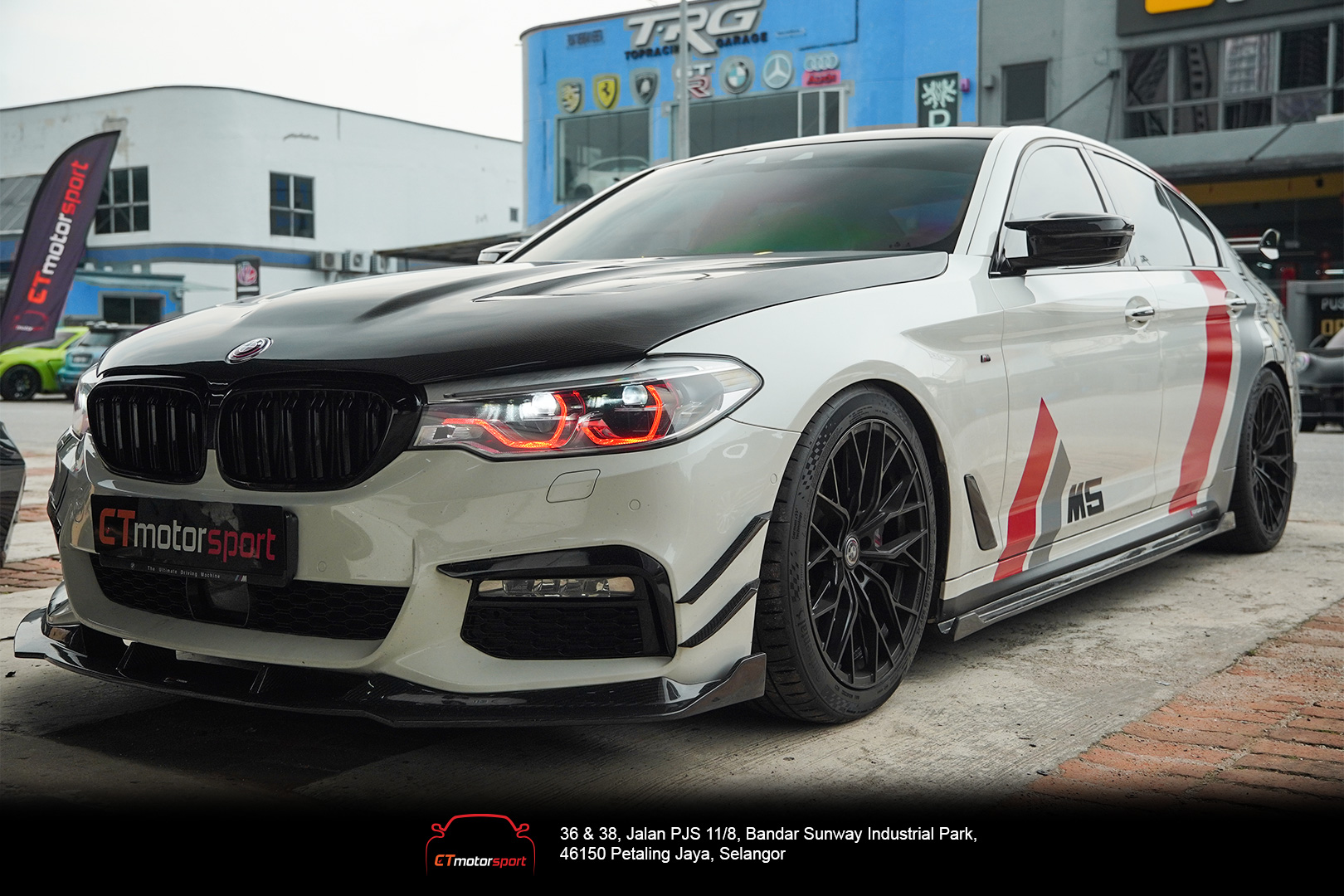 BMW G30 Pre Lci Carbon Fiber Hood CS Style