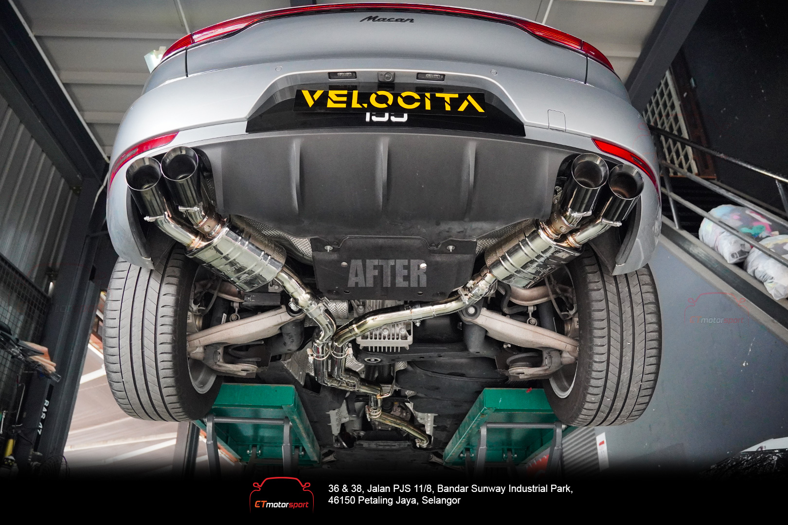 Porsche Macan 2.0T Velocita Exhaust