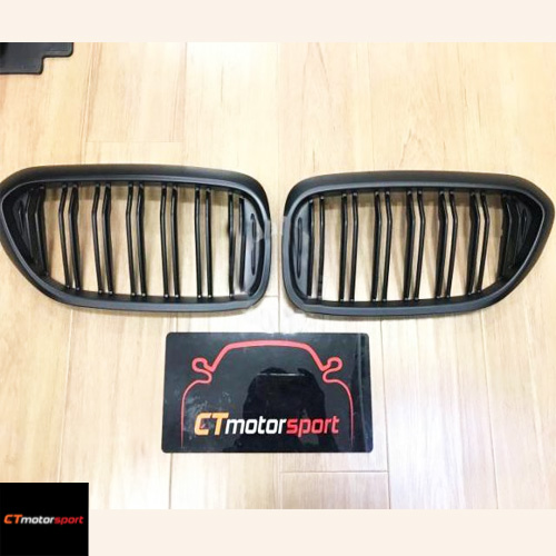 BMW G30 5 Series Installed M5 Grille Matte Black Grill  