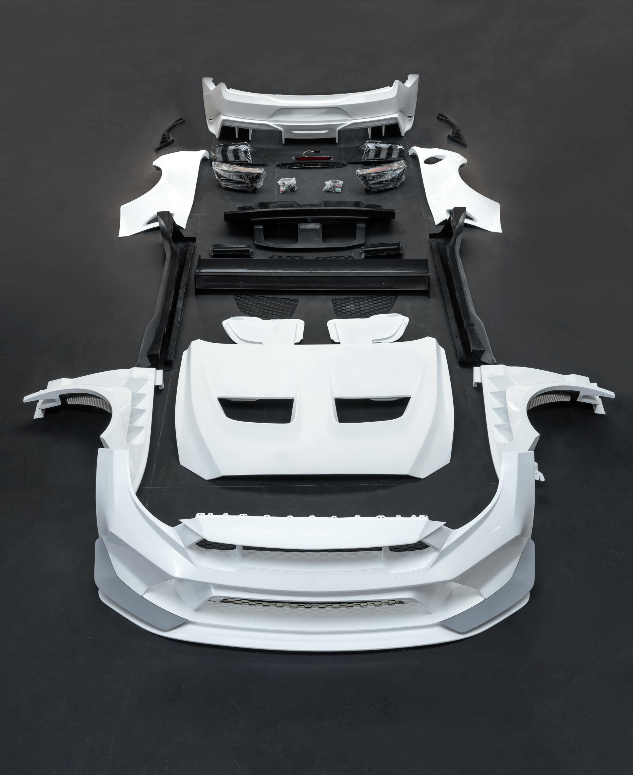 Mustang convert 2024 Mustang GTD Wide bodykit