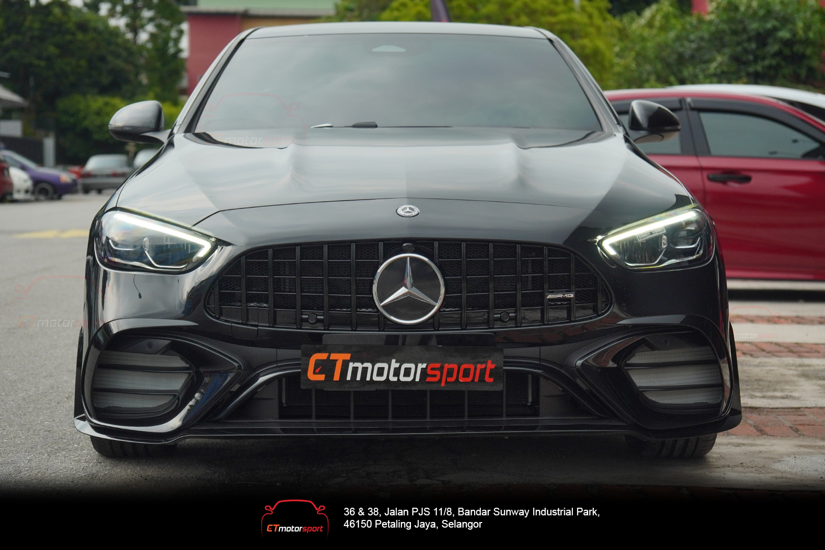 Mercedes W206 Gloss Black Kit