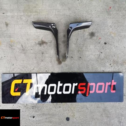 BMW G30 5 Series Installed M-Performance Carbon Fiber Steering Trim