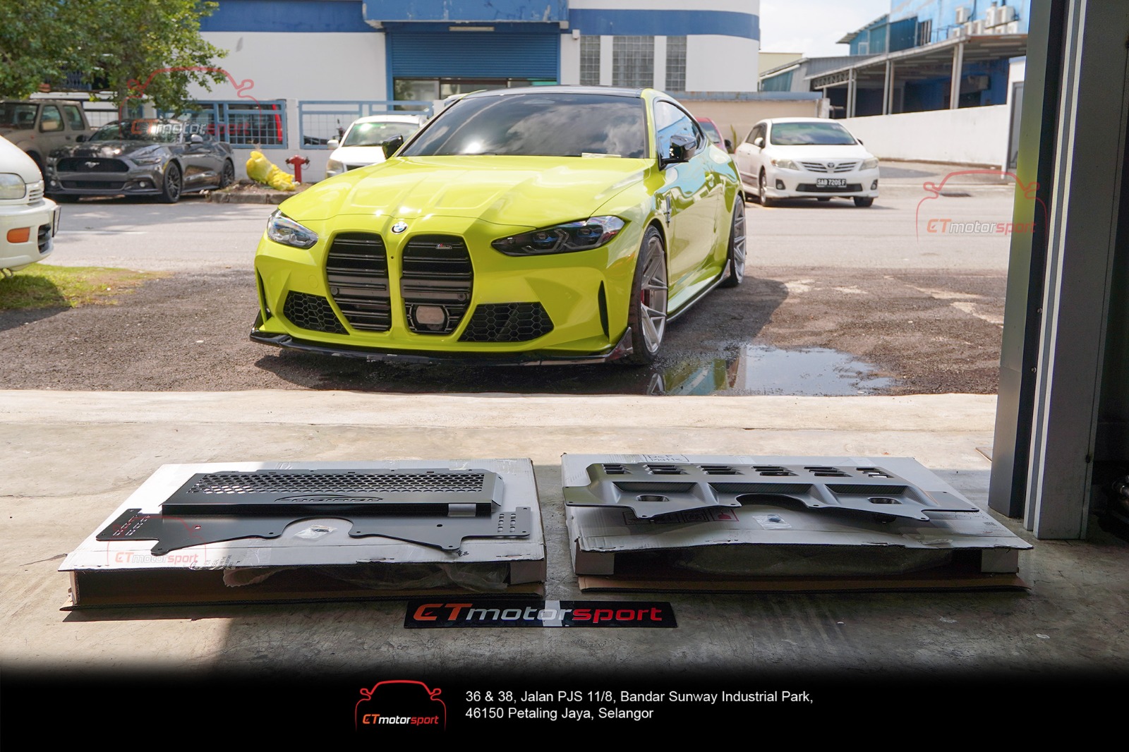 BMW G80 G82 M3 M4 Oil Cooler Guard