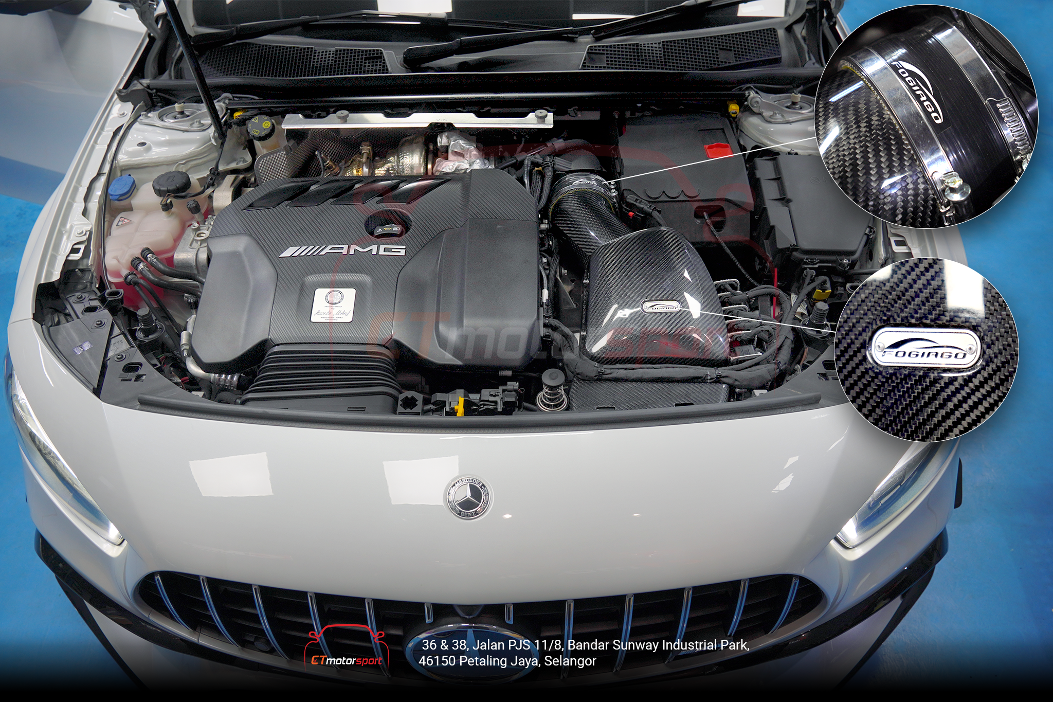 Mercedes W177 AMG A45s A-Class Fogiago Cold Air Intake