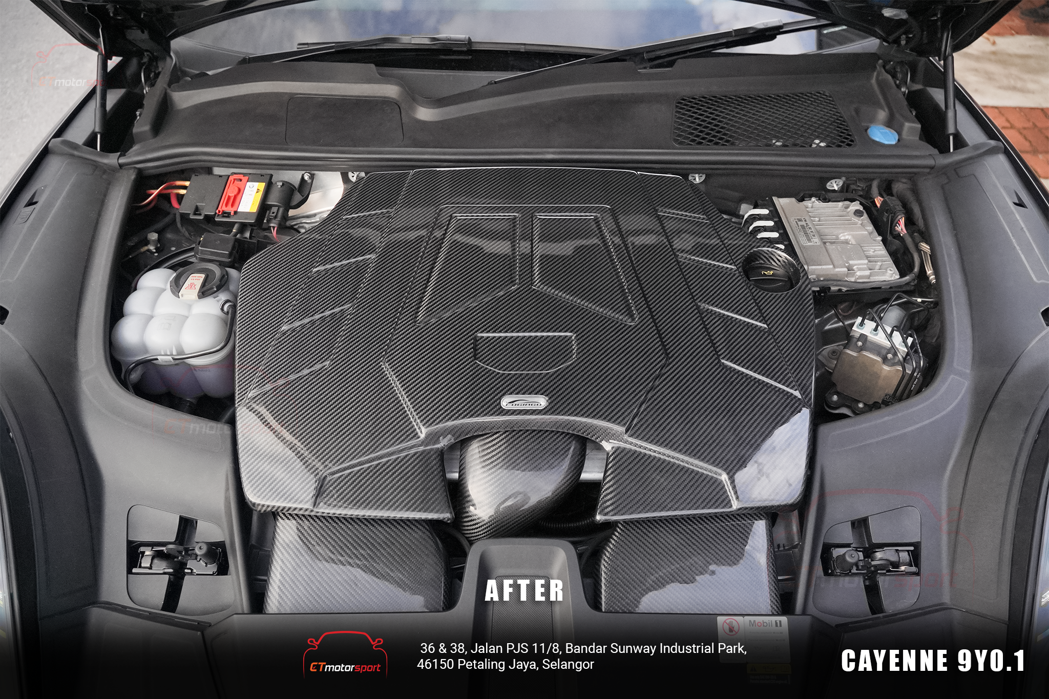 Porsche Cayenne 9yo.1 Fogiago Cold Air Intake