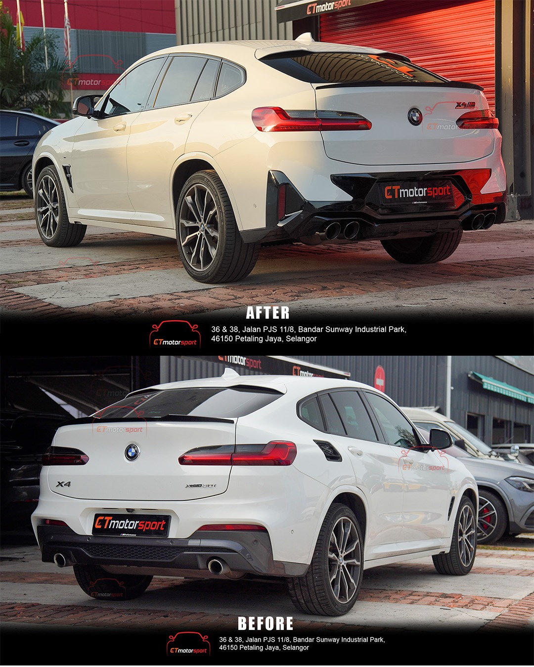 BMW X4 G02 PRE LCI UPGRAGE X4 G02 LCI X4M BODYKIT