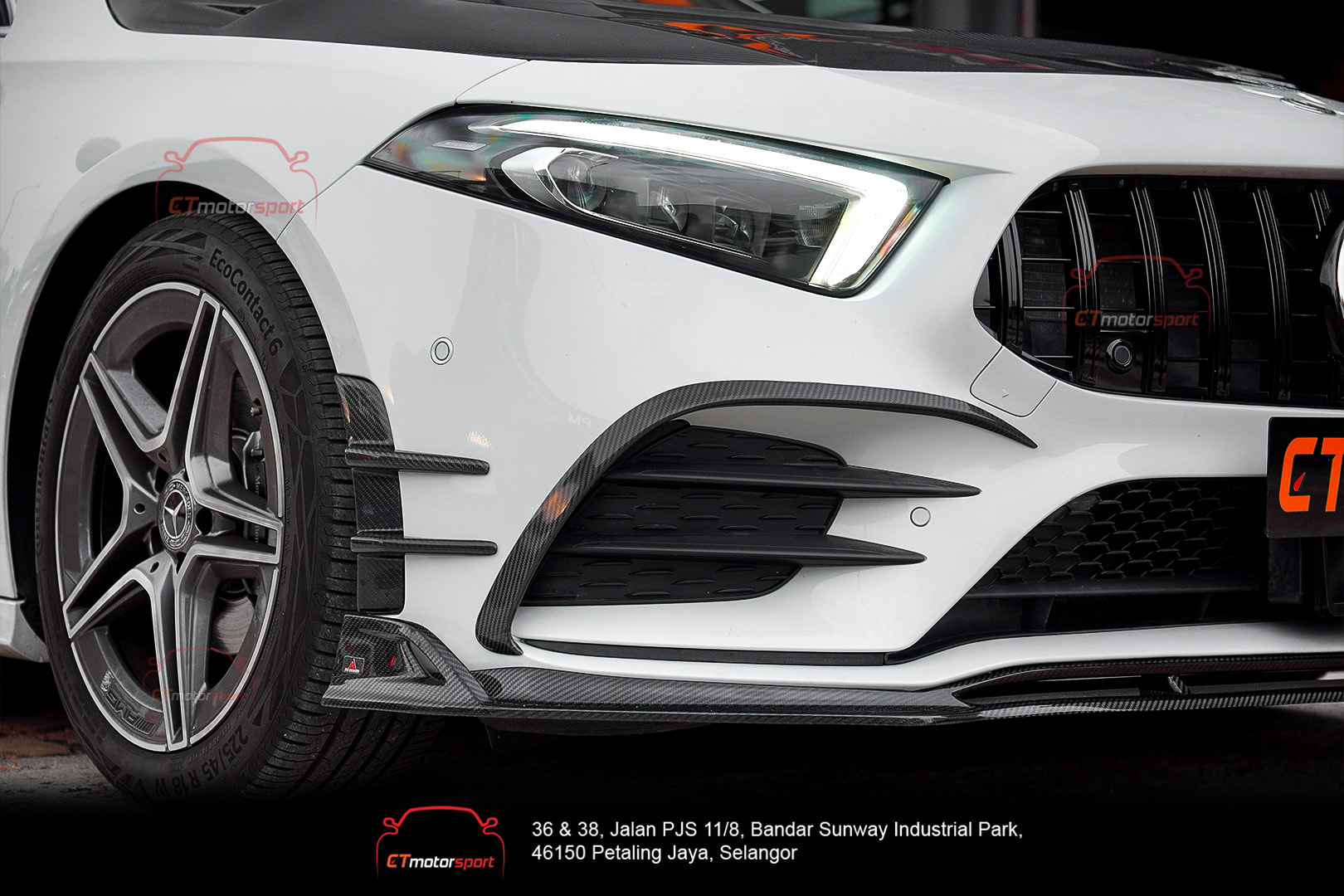 Mercedes w177 A35 Front Side Air Duct Ae Design