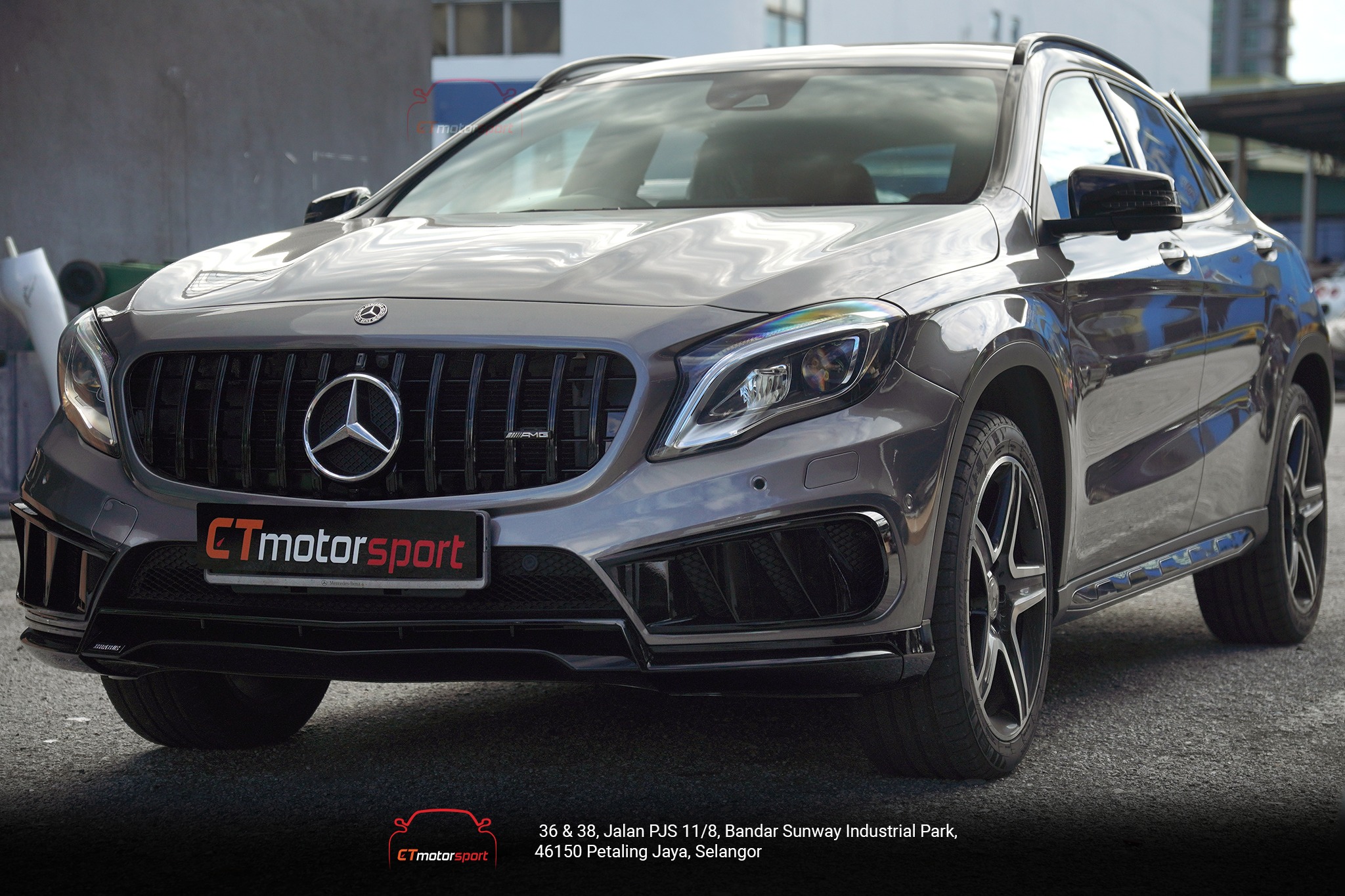 Mercedes GLA x156 conversion GLA45 FL BRBS bodykit