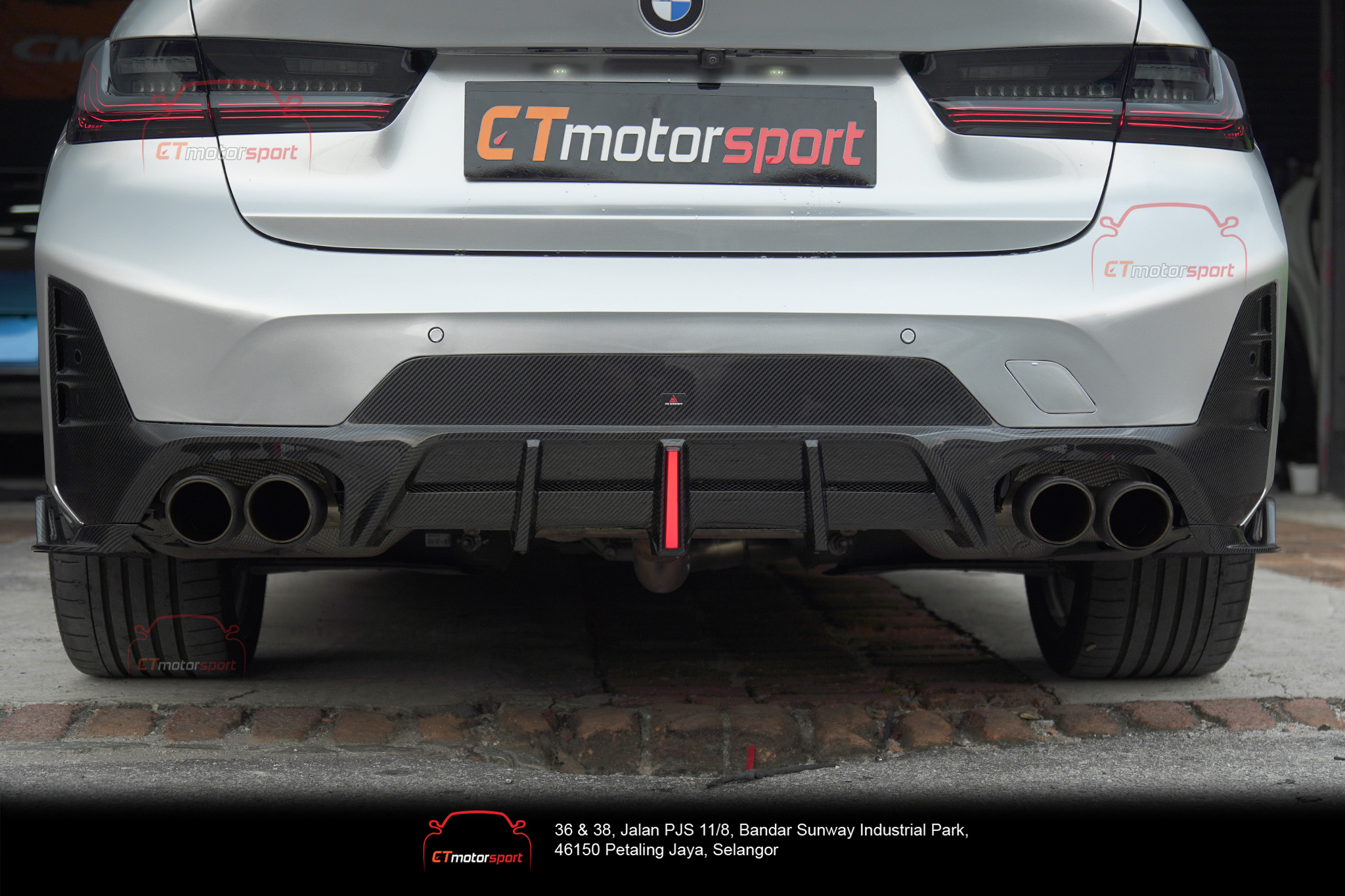BMW G20 LCI AE-Design Diffuser Dry Carbon