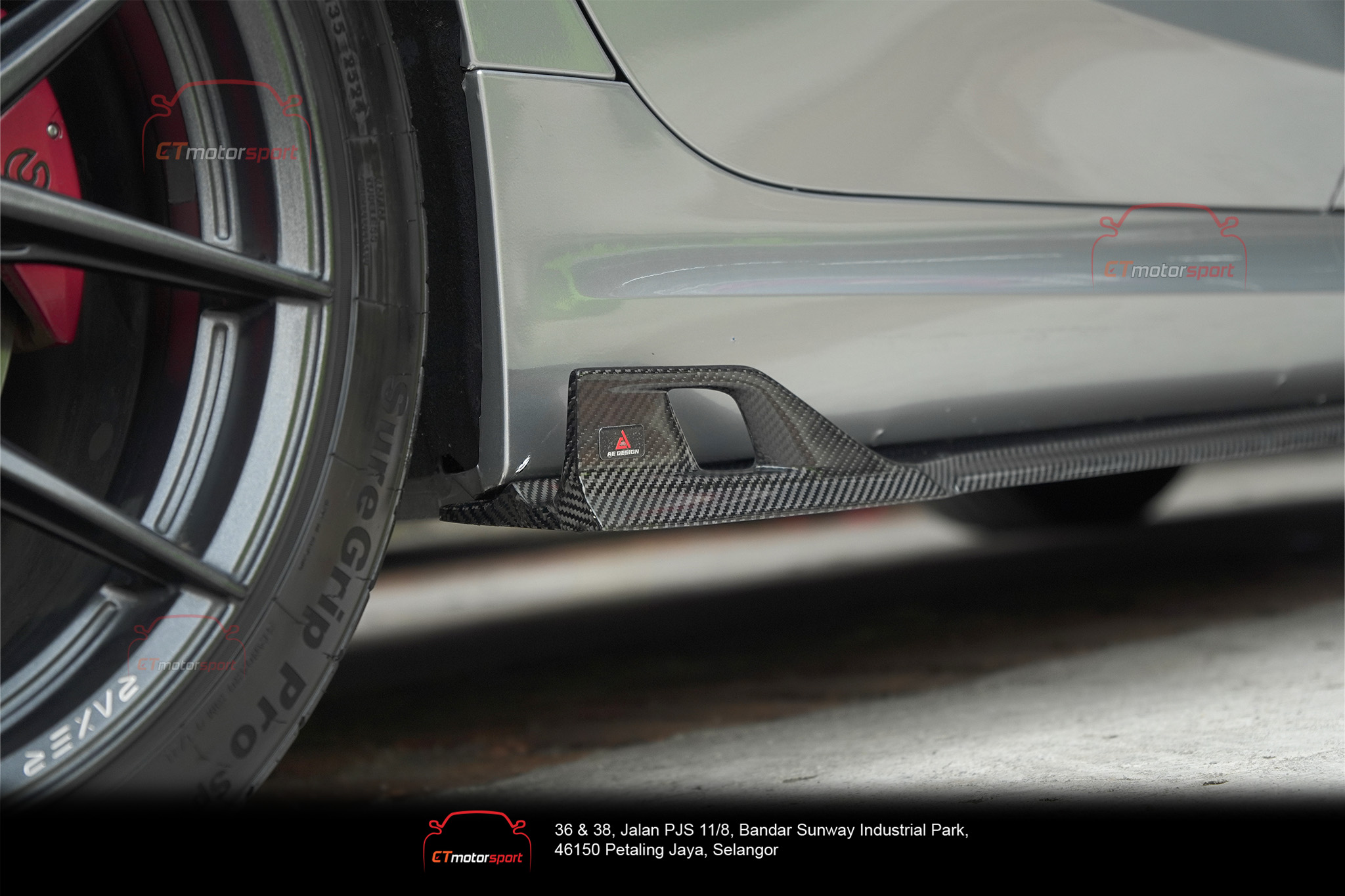 BMW G20 LCI AE-Design Side Skirt Dry Carbon