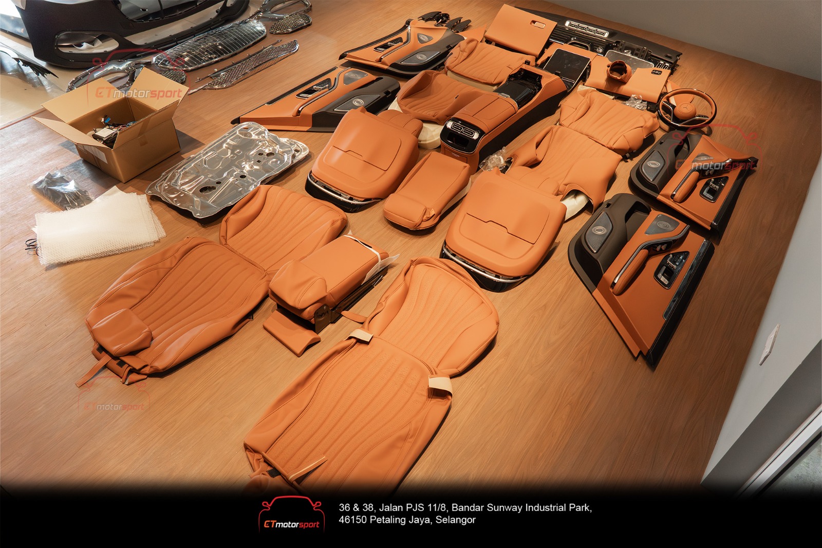 Mercedes W221 Convertion w223 Interior with Bodykit 1:1