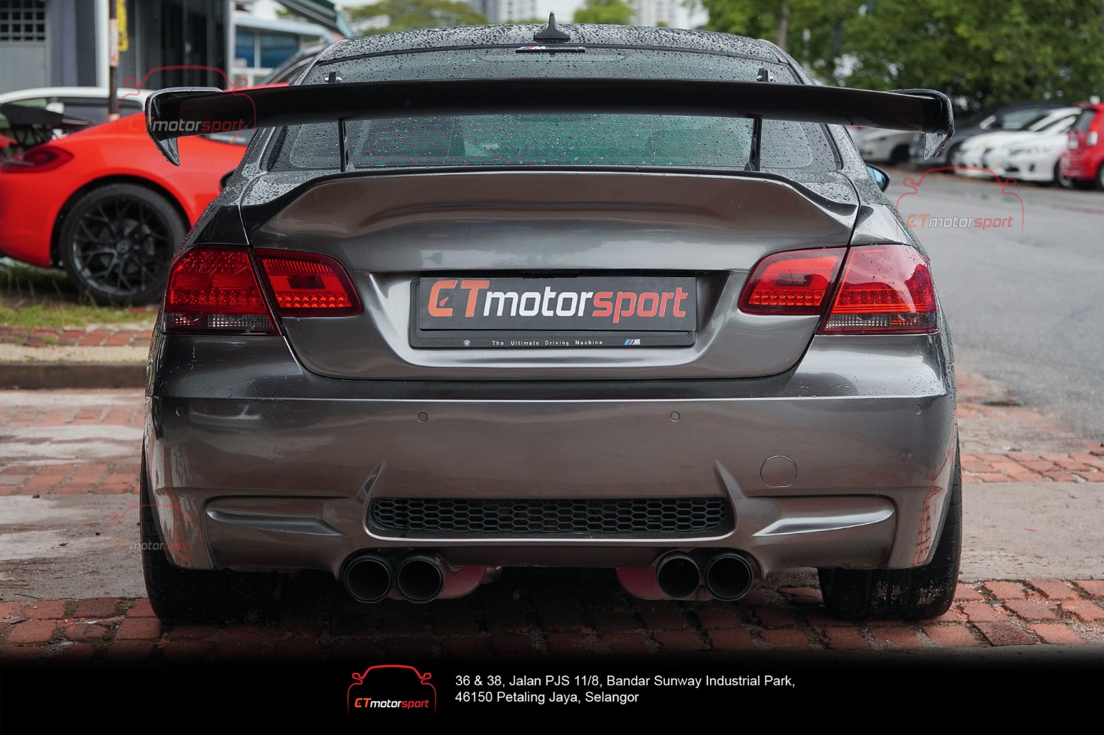 Bmw E92 Upgrade to M3 Bodykit with Adro Spoiler Carbon Adro Style